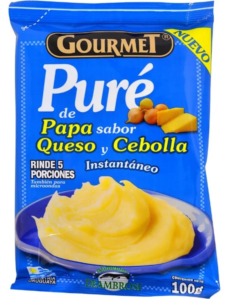 PURE DE PAPAS GOURMET 100G QUESO/CEBOLLA 