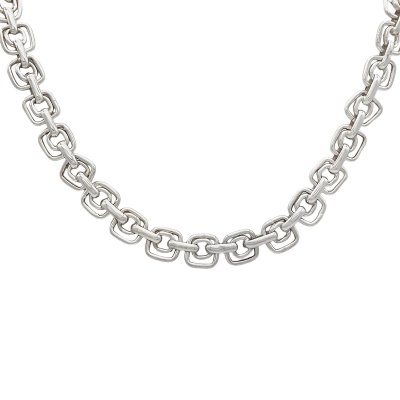 Cadena cuadrado doble - Plata 925 -Sin piedra-CD3237 sinpiedra