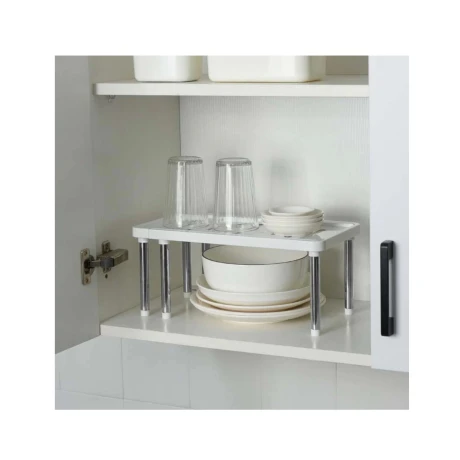 RACK ORGANIZADOR EXTENSIBLE 34.8*18*15.5CM BLANCO