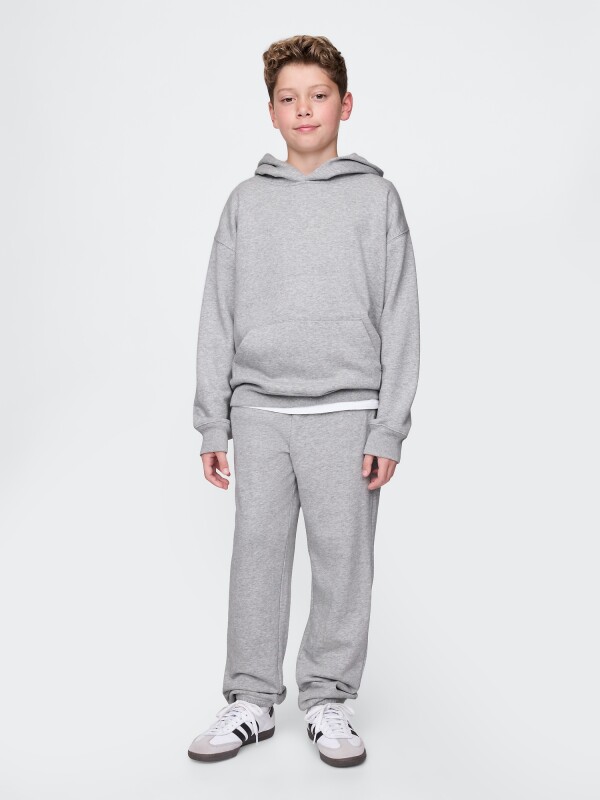 V-FRCH FT BAS HERITAGE LOGO JOG LIGHT HEATHER GREY B08