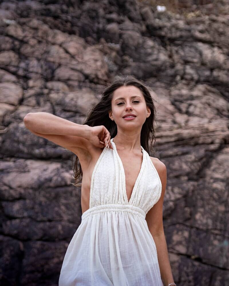 AIALA DRESS BORDADO BLANCO