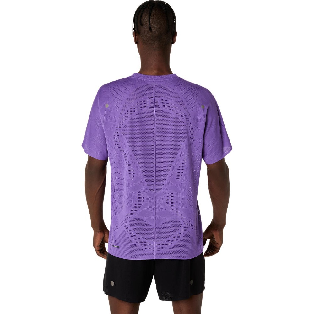 Polo Running Metarun Ss Top Hombre Edo Purple