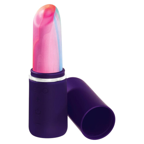 Bala Vibradora Lipstick Vedo Retro Recargable Violeta