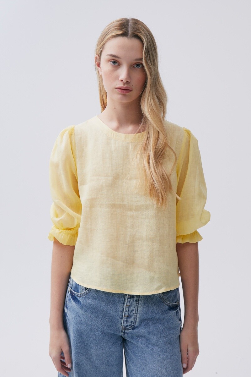 Blusa Rose - Amarillo 