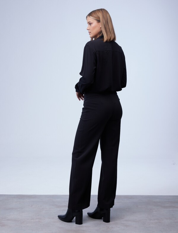 Pantalon Wide Leg NEGRO