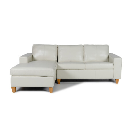 Rinconera Royale - Cuero Básico - Chaise Izquierdo 509 (Off White)