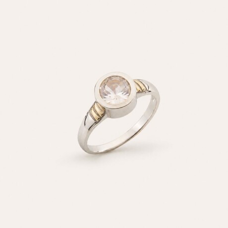 Anillo Sky - Plata y Oro Anillo Sky - Plata y Oro