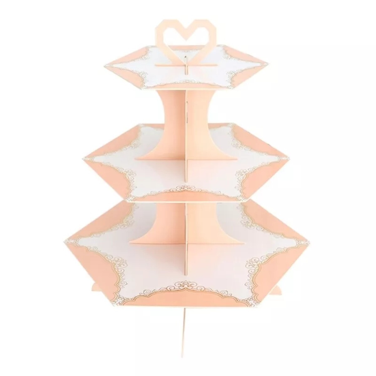 Porta Cupcake Pastel - Estilo Decorado Rosado 