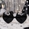 Lentes Corazon Diablito Negro