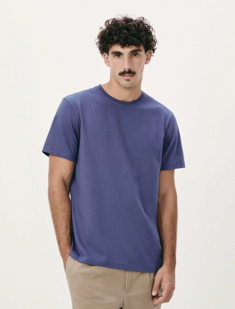 CAMISETA BÁSICA SUPER COTTON AZUL