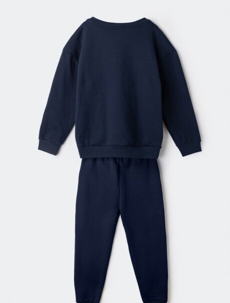 CONJUNTO INFANTIL CON ESTAMPA AZUL