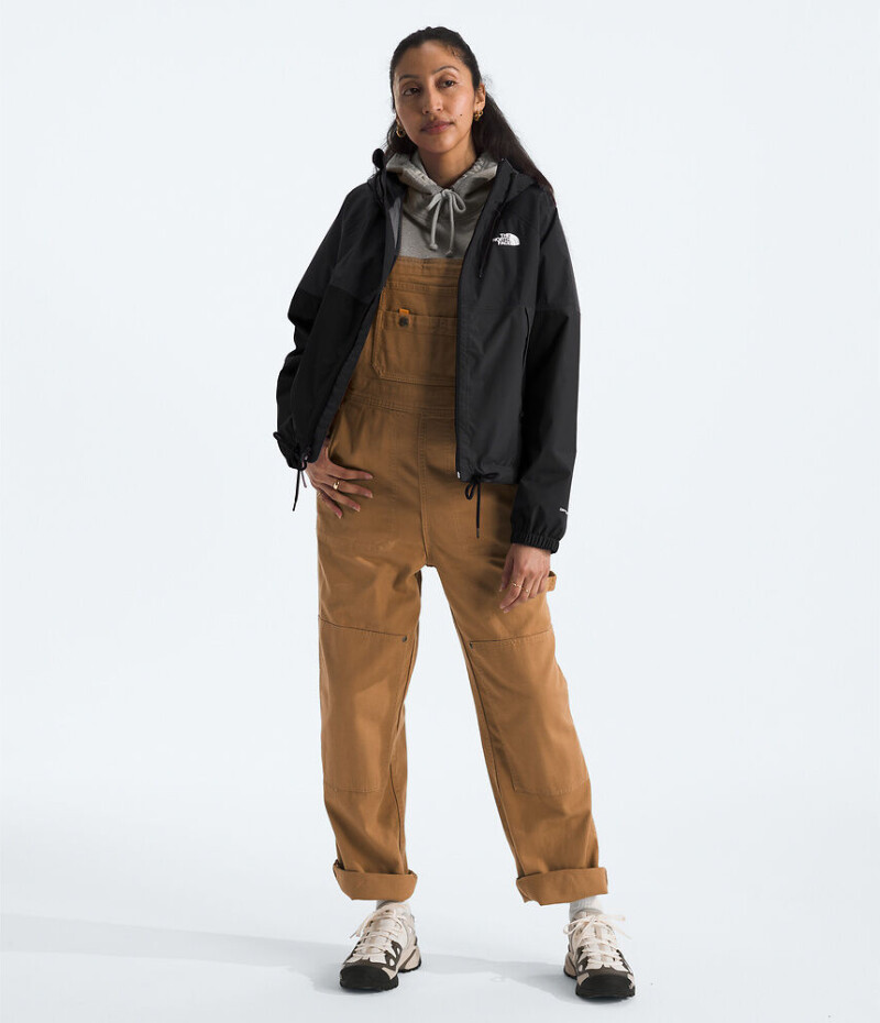 Campera impermeable antora hoodie mujer Tnf Black-npf