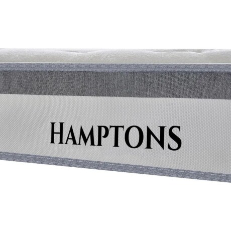 Sommier 1 Plaza Hamptons Rhodium 90X190 Gris