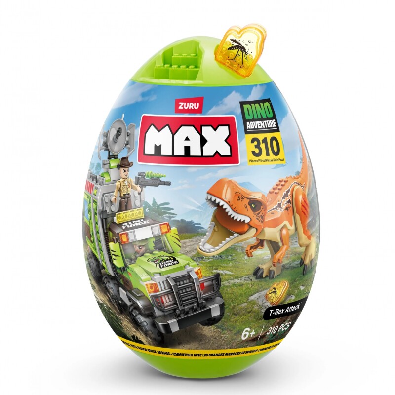 ZURU - MAX - Dino Adventure T-Rex Attack (310 piezas) ZURU - MAX - Dino Adventure T-Rex Attack (310 piezas)