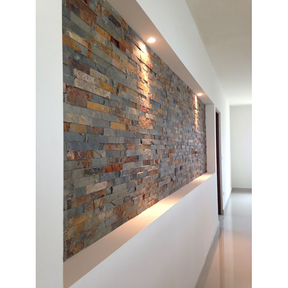REVESTIMIENTO PIEDRA NATURAL RUSTY 15x60 CM Revestimiento Piedra Natural Rusty 15x60 Cm