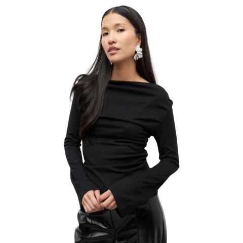 REMERA MINCY XS-XL NEGRO