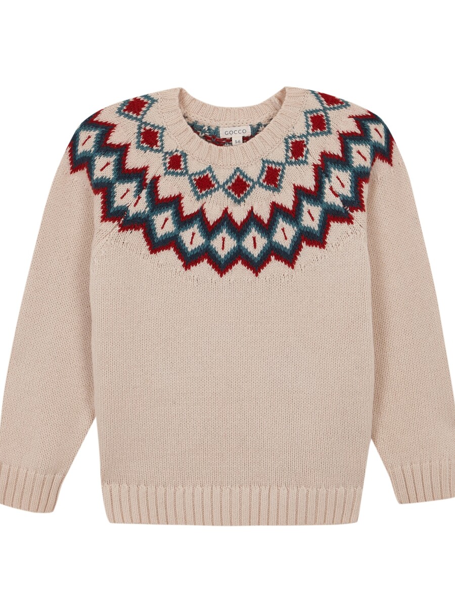 Jersey Con Greca Piedra