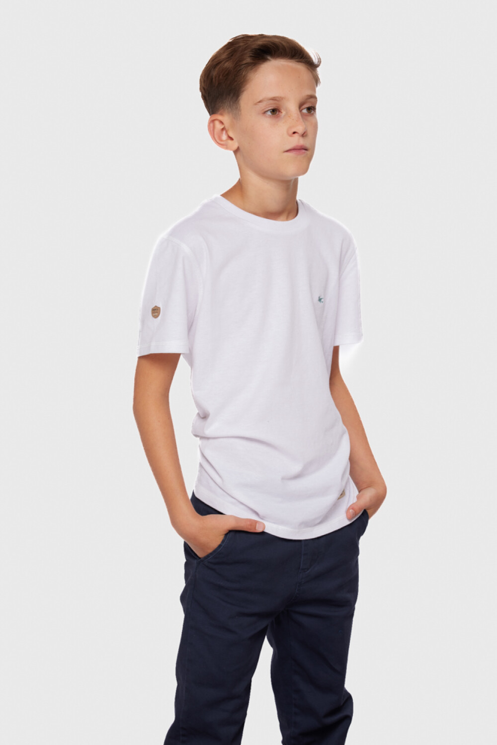 REMERA BÁSICA DE ALGODÓN Blanco