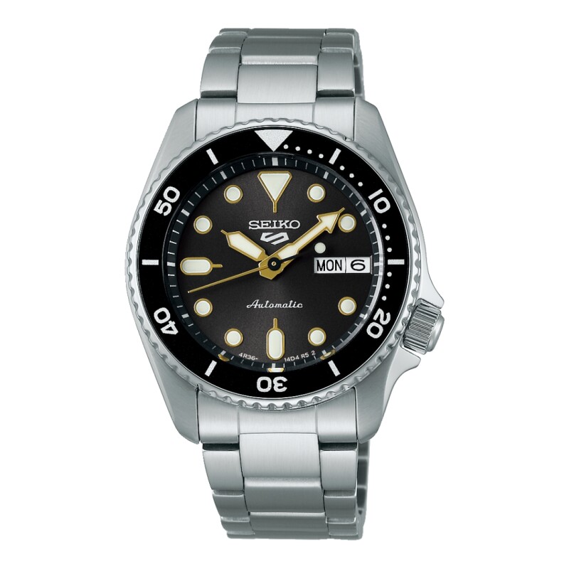Reloj Seiko Serie 5 Sports SRPL79K1 automático para hombre Negro