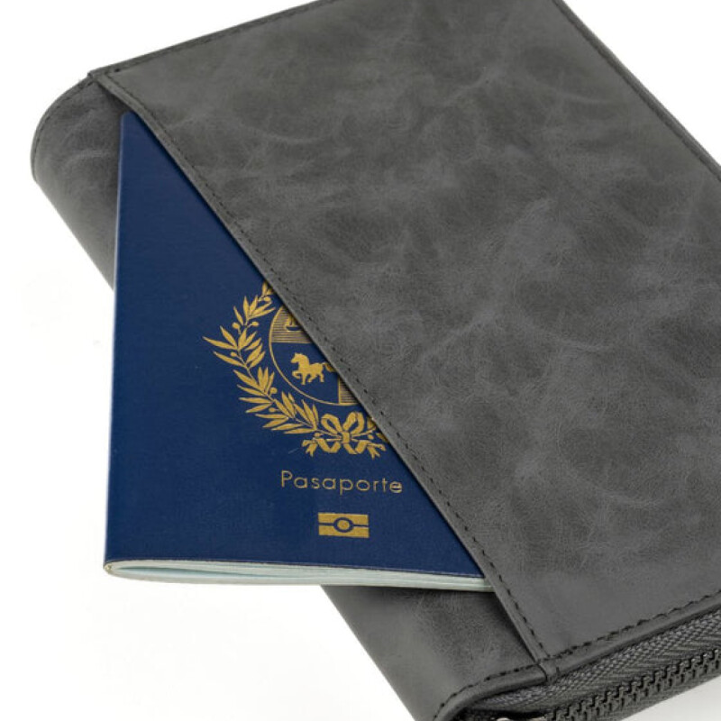 Billetera Baleine Passaport Cover - Gris Billetera Baleine Passaport Cover - Gris
