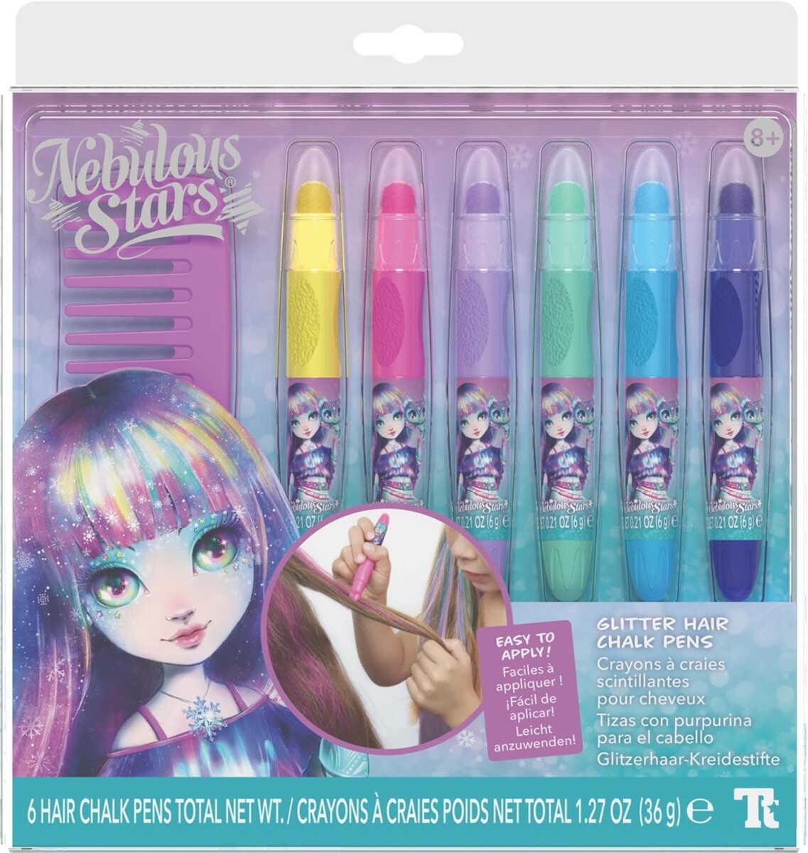 TIZAS CON BRILLANTINA PARA EL PELO 