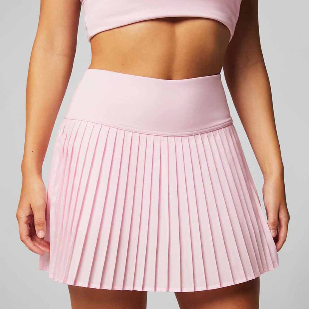 Falda Con Malla Hot Shot Pleated Skirt Classic Mini Mujer 