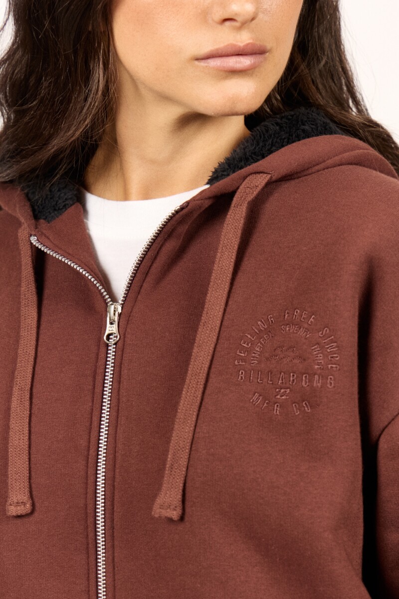 CANGURO NINETEEN SHERPA H-marron