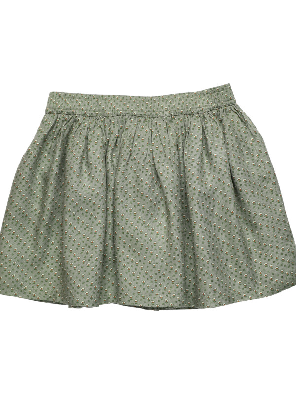 Falda de viscosa en tonos verdes Falda de viscosa en tonos verdes