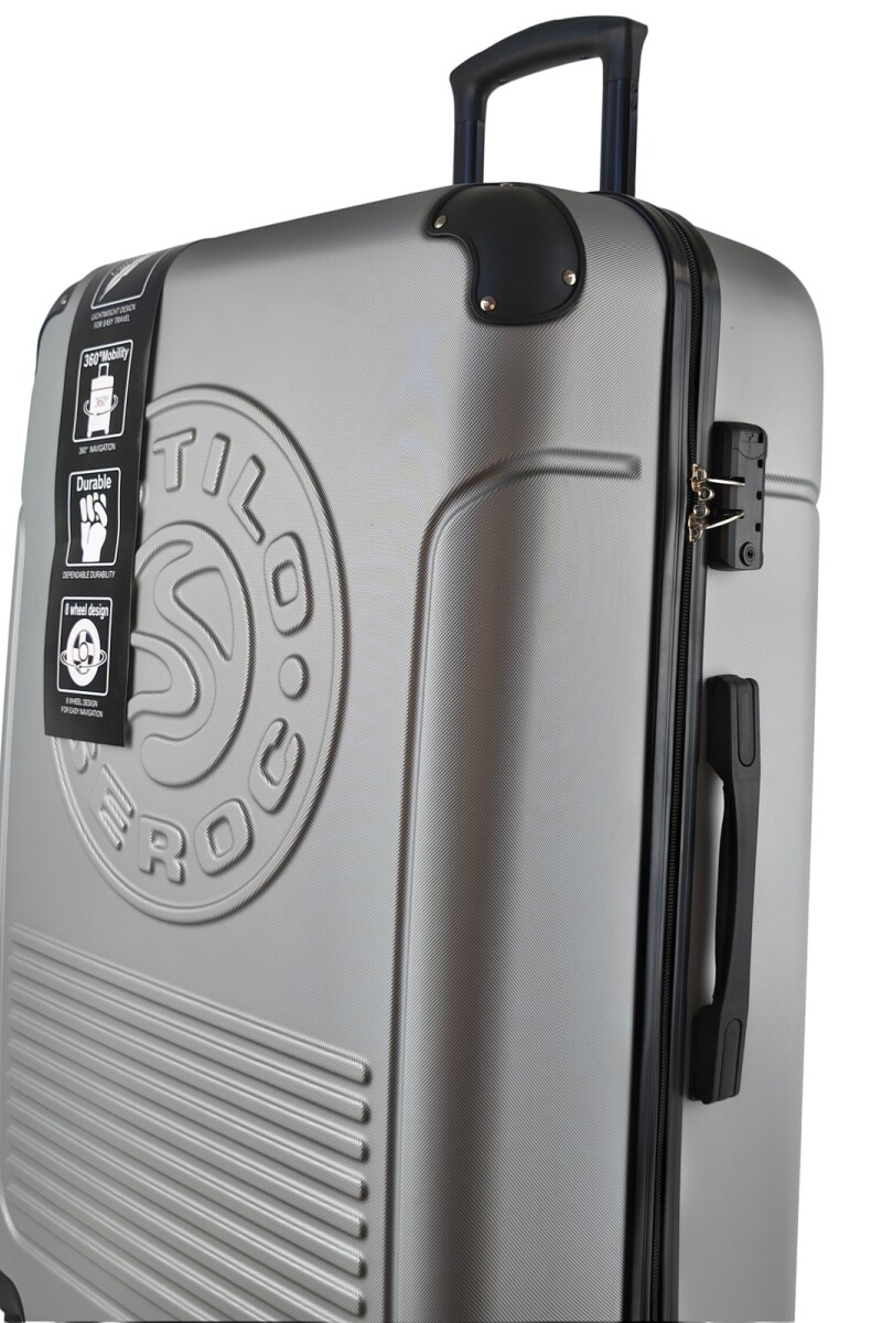 Valija grande ABS Gris