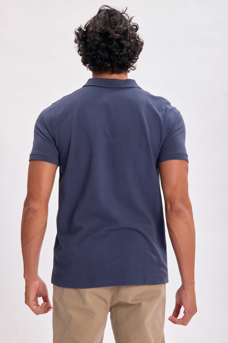 Remera polo piqué Azul Marino