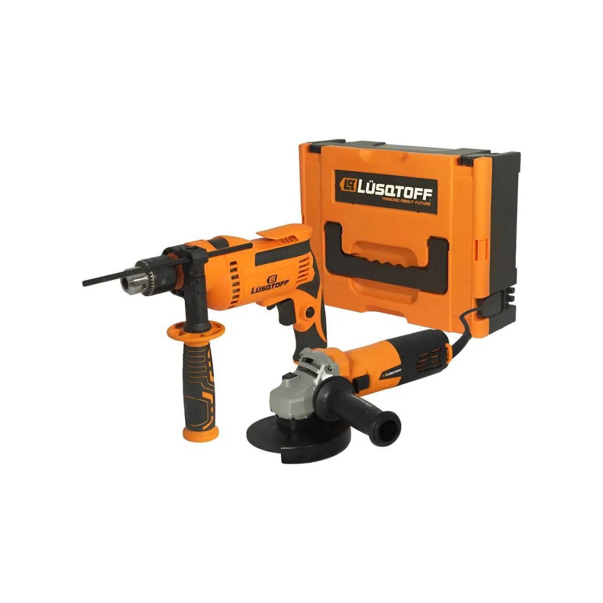 KIT AMOLADORA 720W + TALADRO 650W LUSQTOFF Kit Amoladora 720w + Taladro 650w Lusqtoff