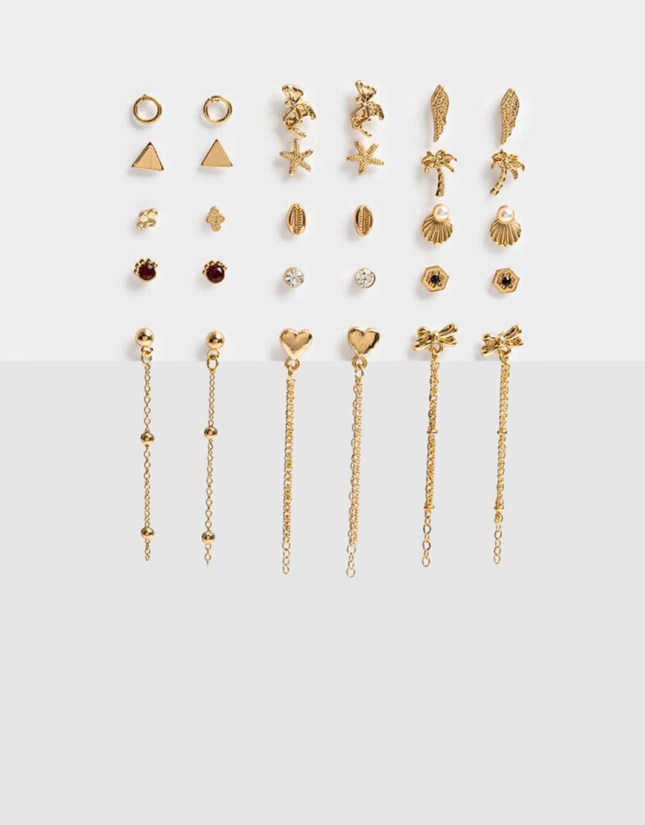 Set De Aros - Dorado 