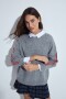 SWEATER CHAROL Gris Melange
