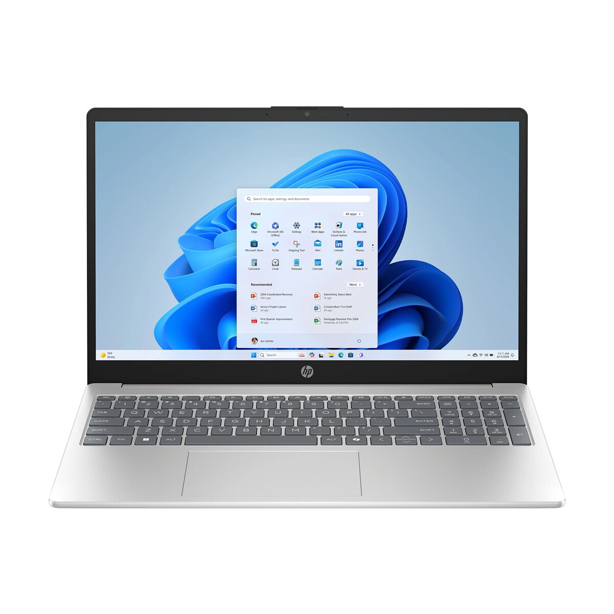 Notebook HP 15-FC0047WM Ryzen 7 7730U 512GB 16GB 15.6" Touch 