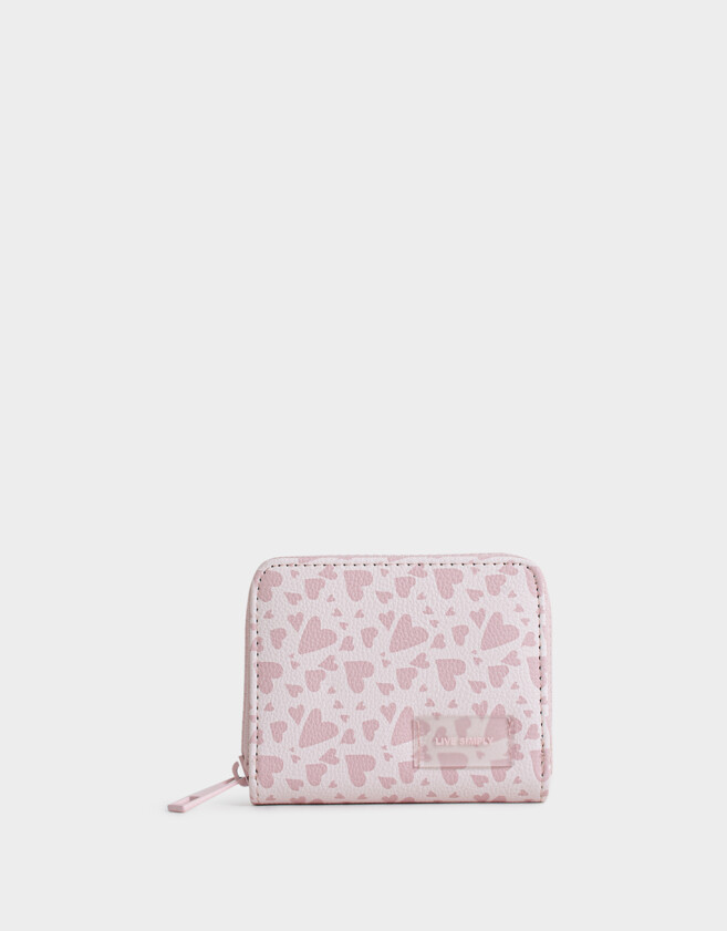 Billetera Billetera Cuerina Rosa - Rosa Viejo
