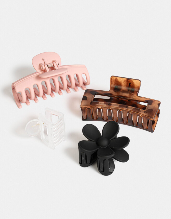 Broches Sets Set por 4 Set De Broches - Combinacion Multicolor