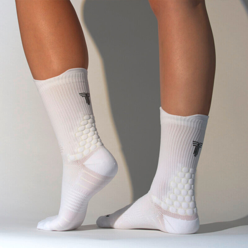 Medias Tiffosi V2 Running de Hombre Blanco
