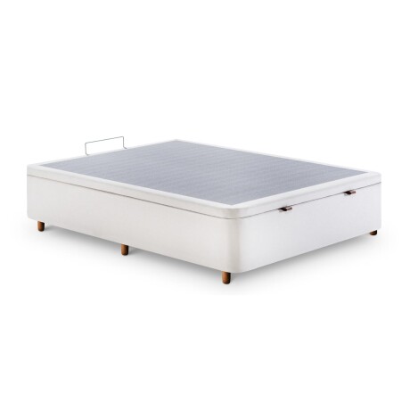 BOX BAÚL 2 PLAZAS MADERA NATURAL-BEIGE PREMIUM