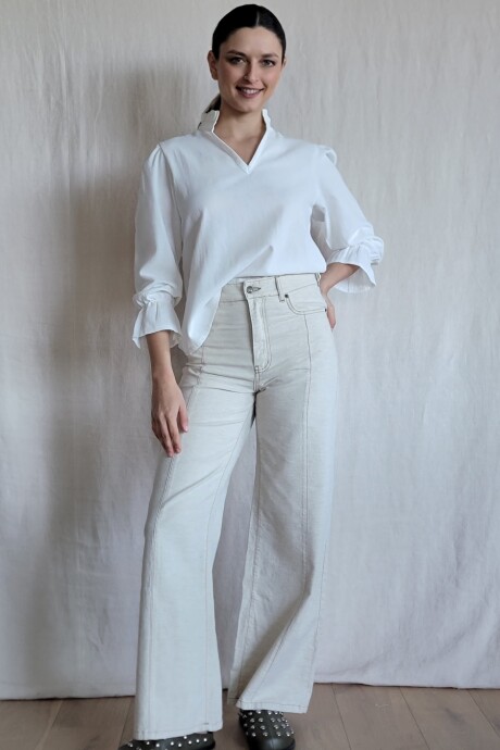 Jean Praga Beige Melange Strech