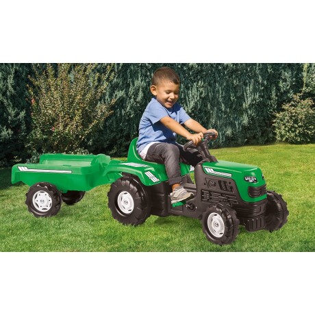 Auto Tractor con Zorra Remolque Pedal Dolu 8246 001