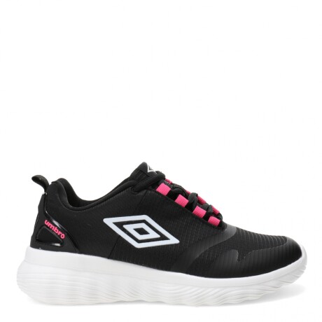 Championes de Mujer Umbro Nalad Negro - Fucsia - Blanco