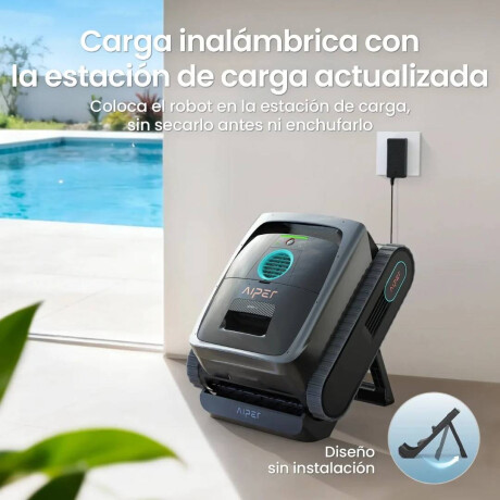 Limpiador Robot de piscina Aiper Scuba V3 inalambrico negro/azul