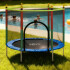 Cama Elastica de 1.40M Trampolin Saltarin con Red Proteccion y refuerzo seguridad IMBACK Color Azul Cama Elastica de 1.40M Trampolin Saltarin con Red Proteccion y refuerzo seguridad IMBACK Color Azul