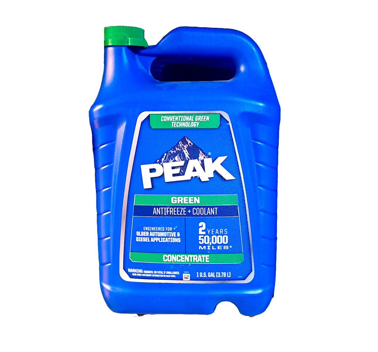 REFRIGERANTE - ANTICONGELANTE VERDE CONCENTRADO P/DILUIR 3.78LTS PEAK 