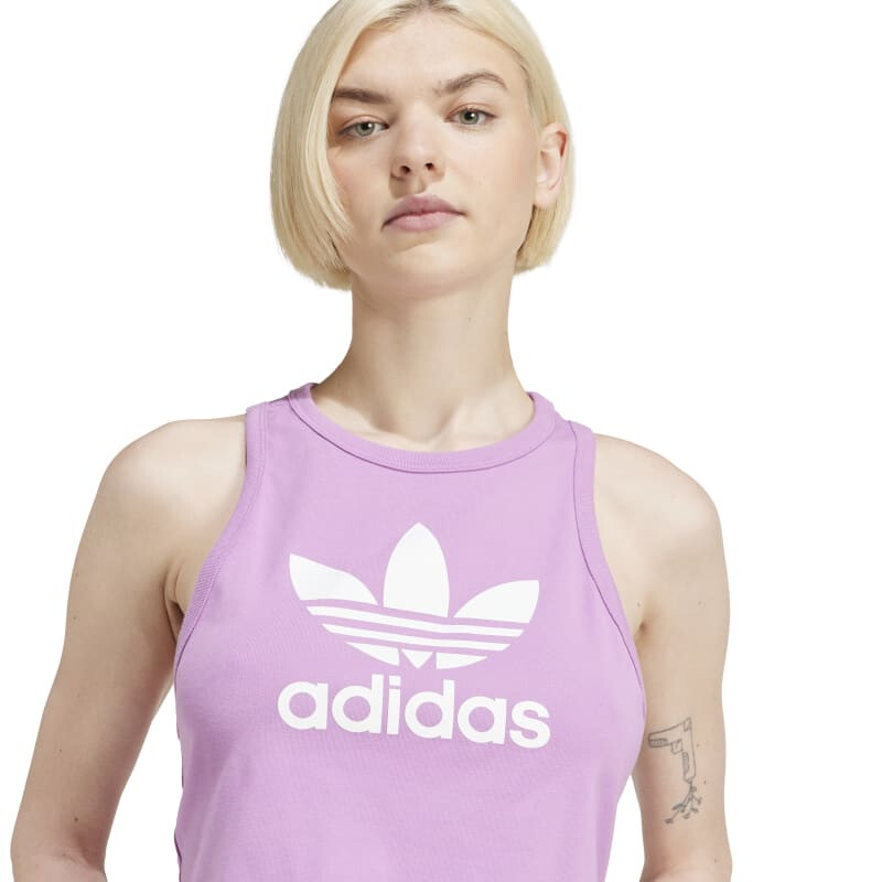 Musculosa Adidas Trefoil Tank de Mujer - IZ0390 Rosado