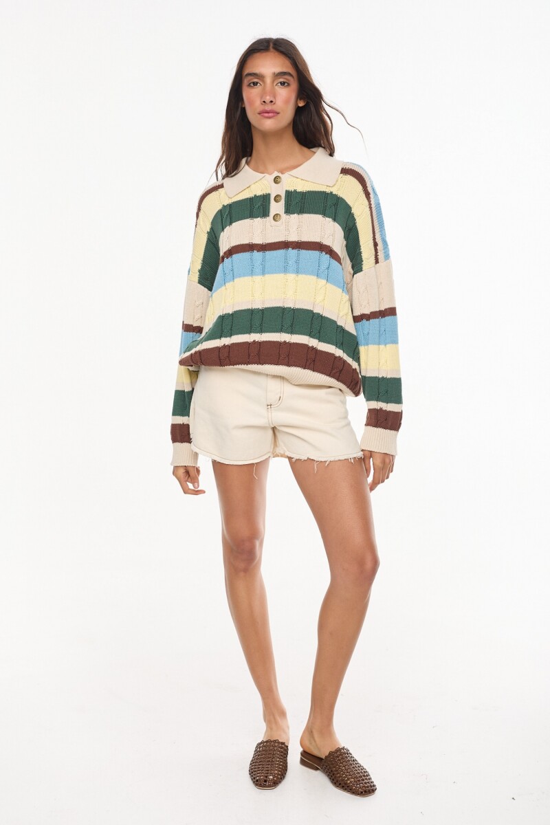 Sweater Sugus Combo Celeste
