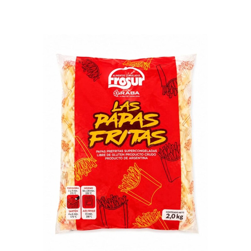 PAPAS FRITAS FROSUR 2KG PAPAS FRITAS FROSUR 2KG