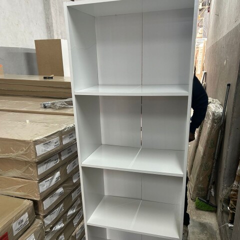 [OUTLET] Estanteria ANITA biblioteca multiuso con 4 Estantes 47,9 x 170 x 27,5 cm - Blanco [Solo retiro en el local] [OUTLET] Estanteria ANITA biblioteca multiuso con 4 Estantes 47,9 x 170 x 27,5 cm - Blanco [Solo retiro en el local]