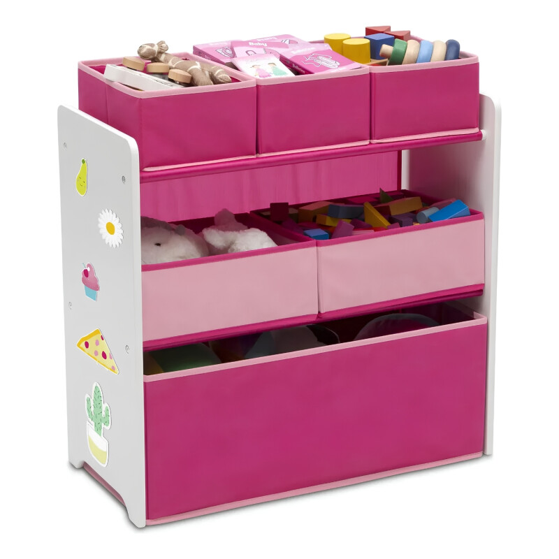 Organizado Infantil Disney C/6 compartimentos Rosado Organizado Infantil Disney C/6 compartimentos Rosado