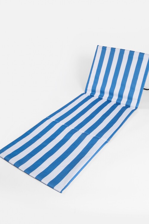 Reposera plegable azul